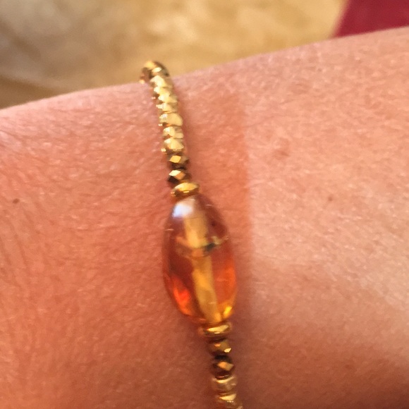 GENUINE AMBER Bracelet with Amber piece - Picture 4 of 4